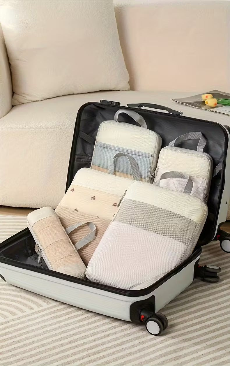 Set of Five Travel Bag Organizers