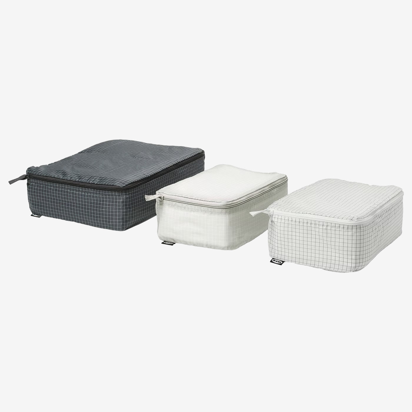 Set of Three Travel Bag Organizers