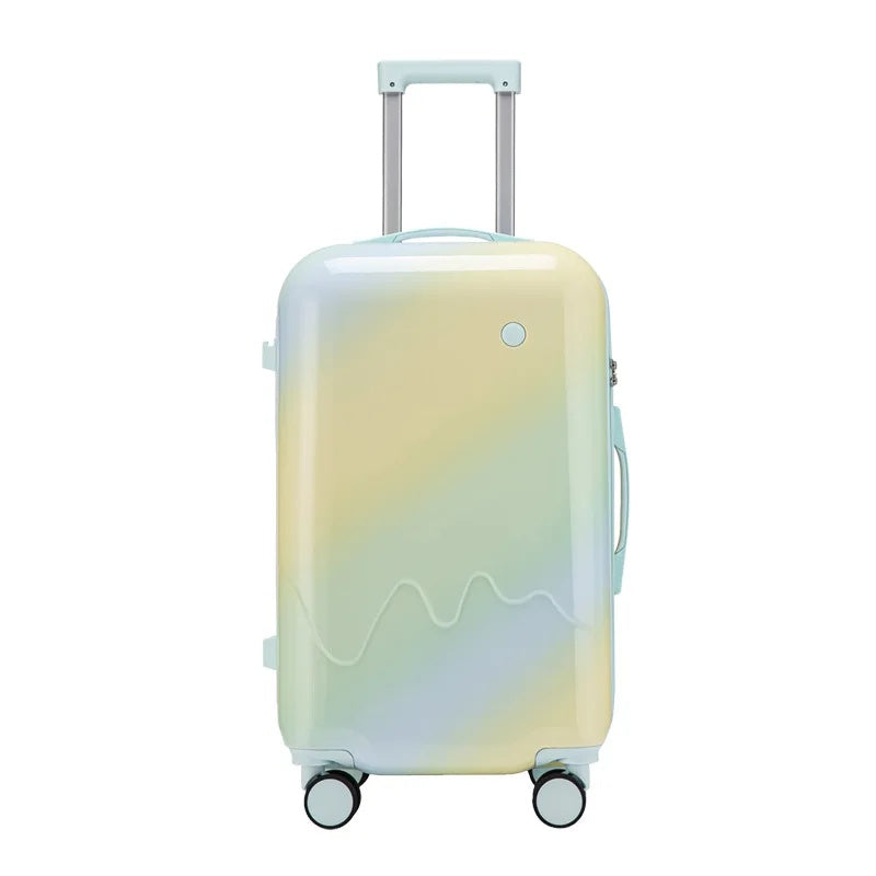 Pastel Hard-Shell Rolling Luggage Bag