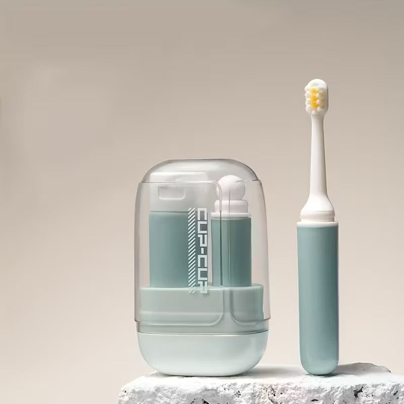 Portable Toiletry Travel Organizer with Toothbrush