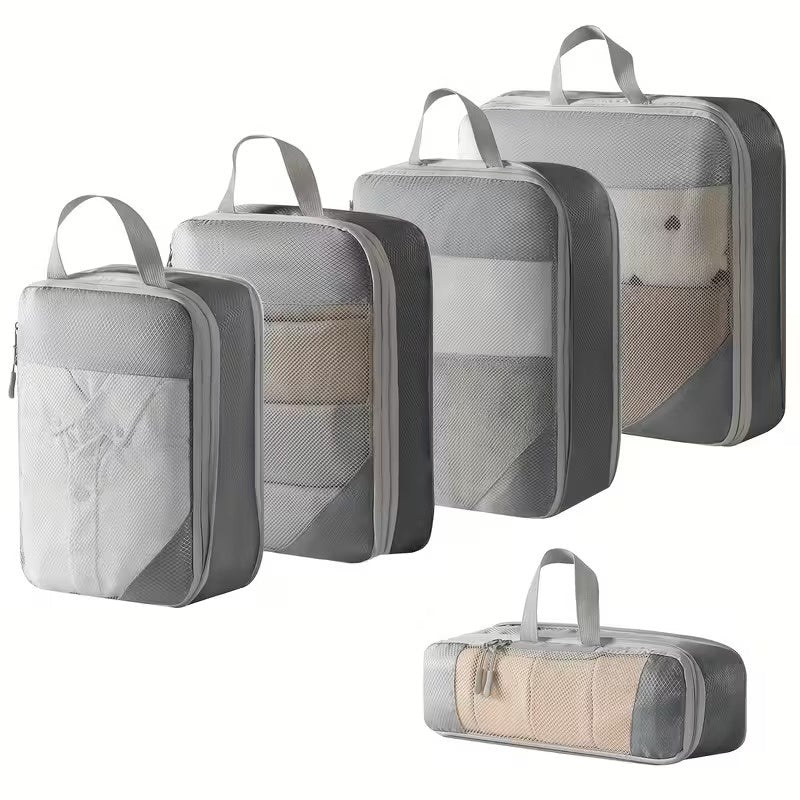 Set of Five Travel Bag Organizers